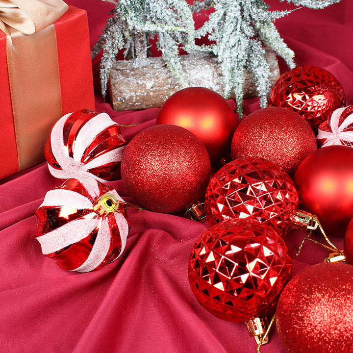 Christmas Bauble Set 6cm Colorful Tree Ornament Set