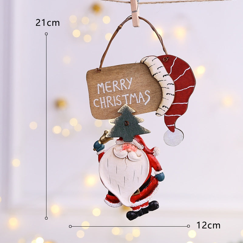 Wooden Christmas Ornaments With Festive Rustic Charm