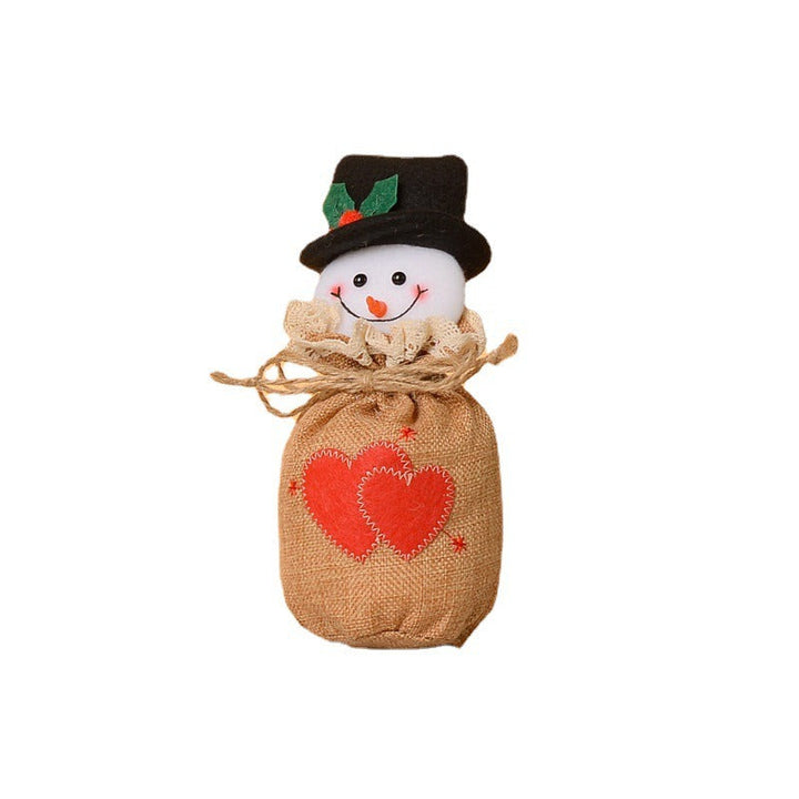 Burlap Christmas Gift Bags for Festive Candy Giving