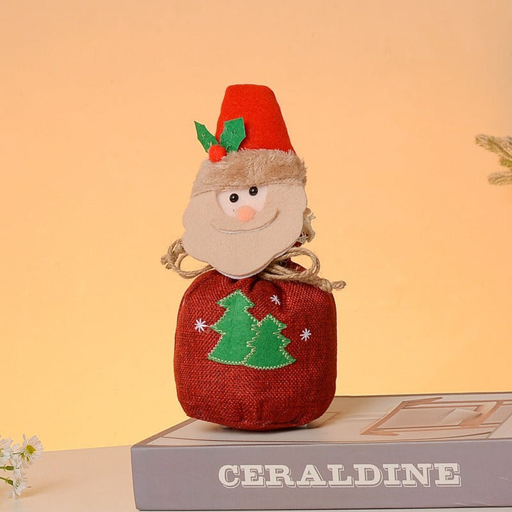 Burlap Christmas Gift Bags for Festive Candy Giving