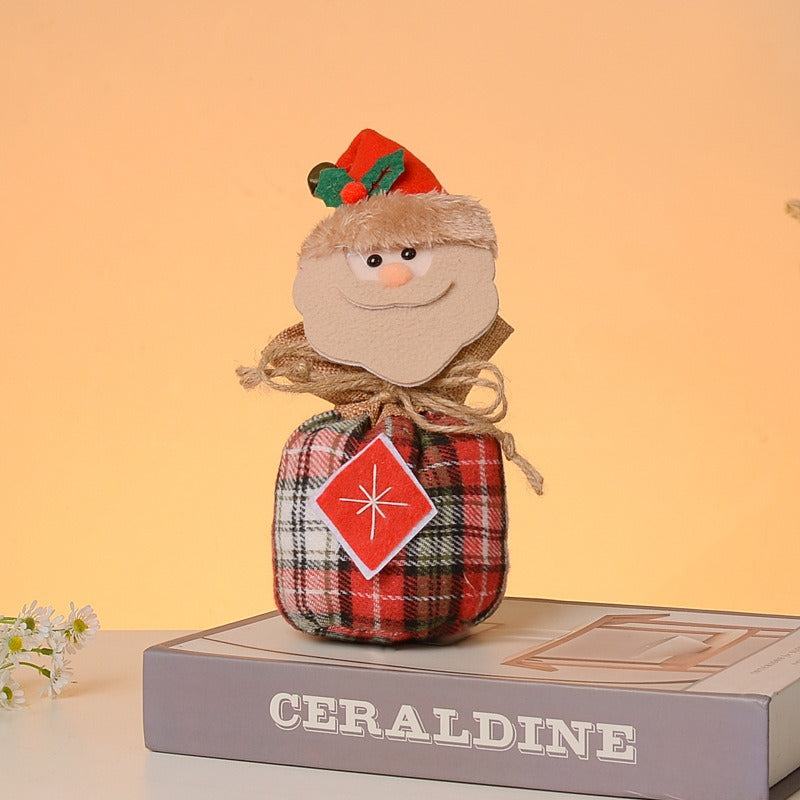 Burlap Christmas Gift Bags for Festive Candy Giving