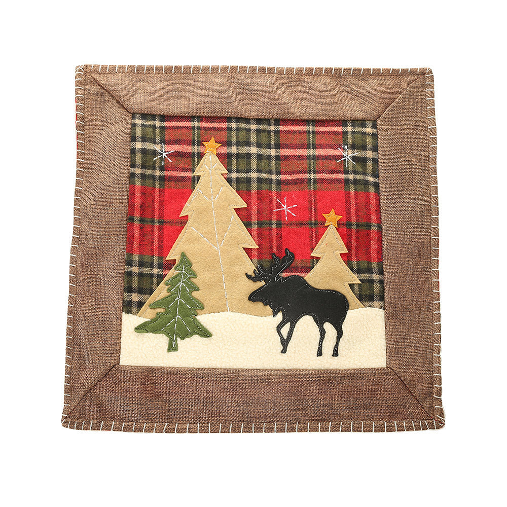 Christmas Plaid Pillow Cover for Cozy Holiday Decor