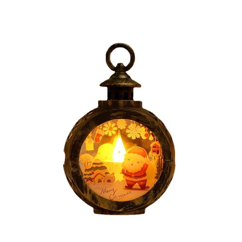 Christmas LED Lantern for Cozy Holiday Window Glow
