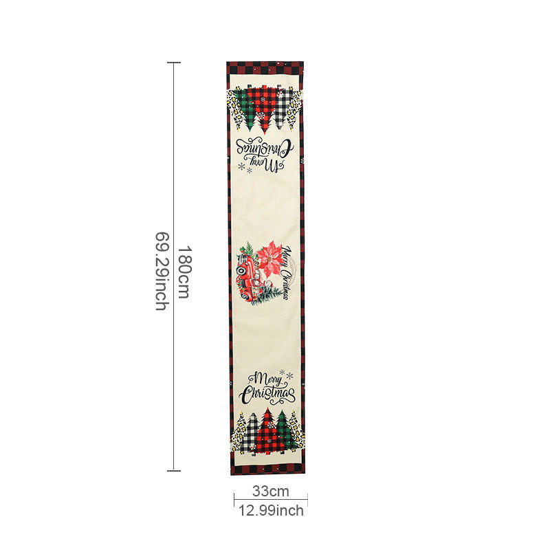 Christmas Table Runner for Festive Holiday Styling