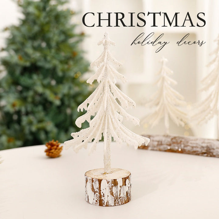 Mini Christmas Tree Ornament for Rustic Holiday Decor