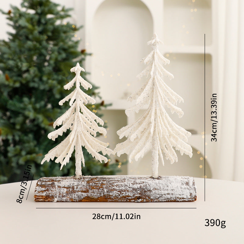 Mini Christmas Tree Ornament for Rustic Holiday Decor