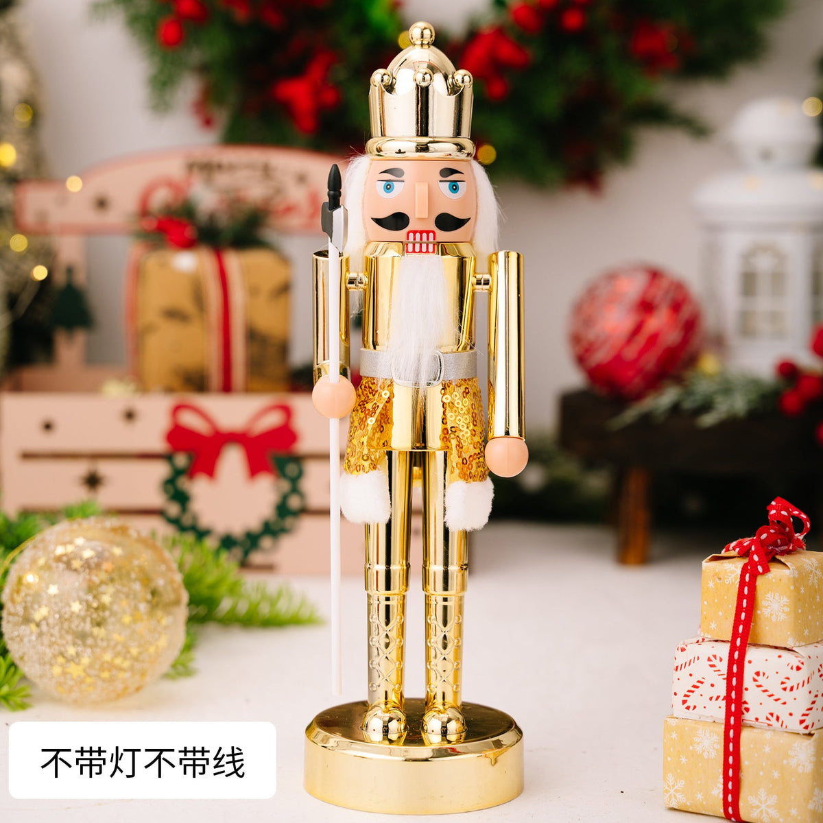 Light-Up Nutcracker Soldier Christmas Decoration Figure