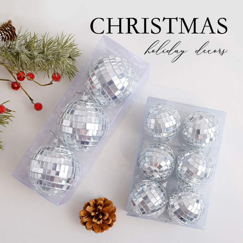 Christmas Mirror Ball Ornaments for Festive Sparkle