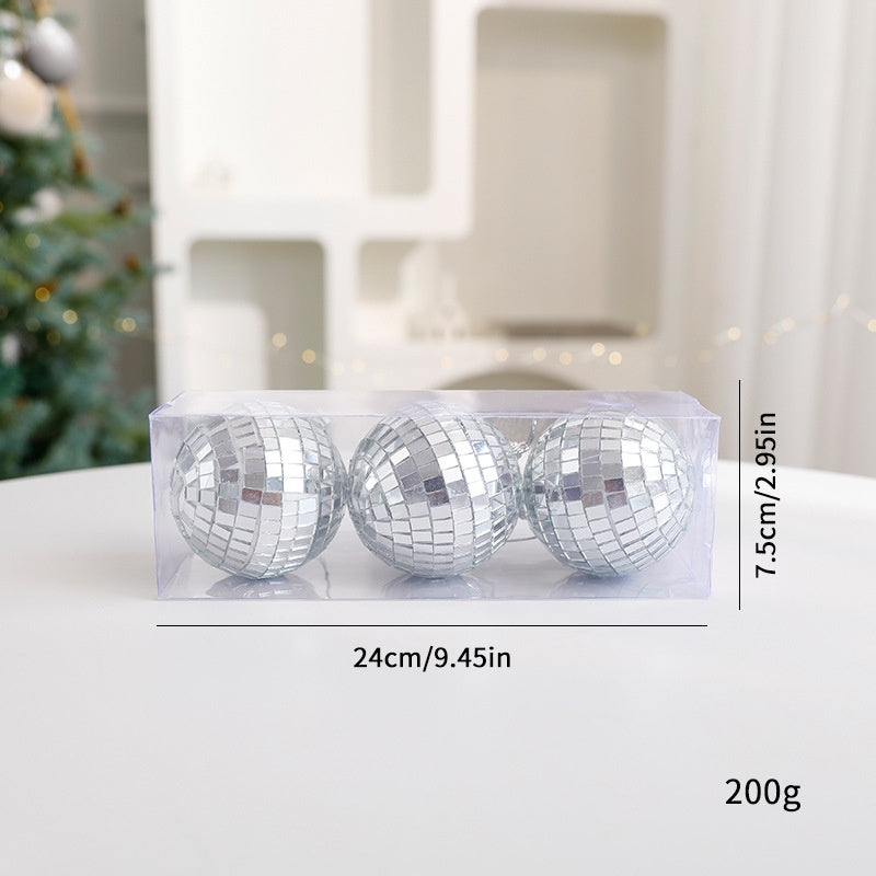 Christmas Mirror Ball Ornaments for Festive Sparkle