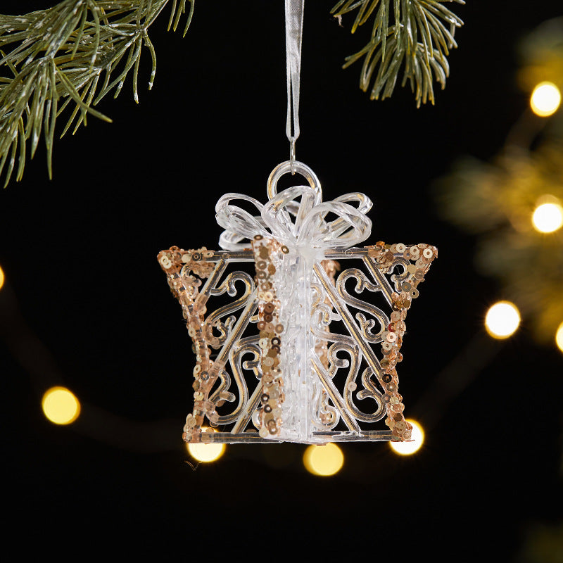 Christmas Tree Ornaments With Elegant Sparkle
