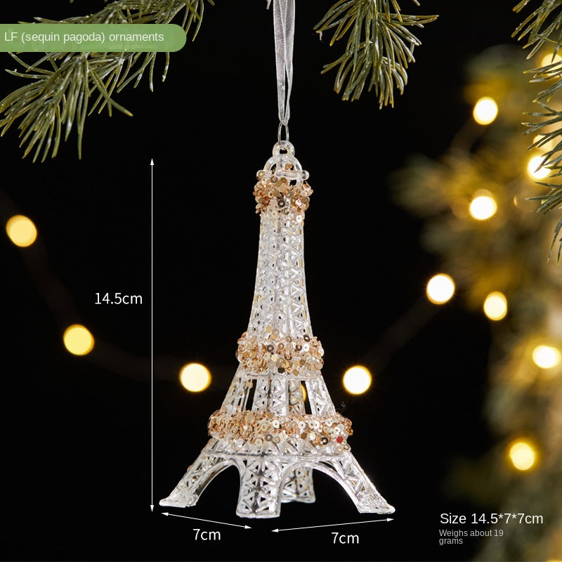 Christmas Tree Ornaments With Elegant Sparkle