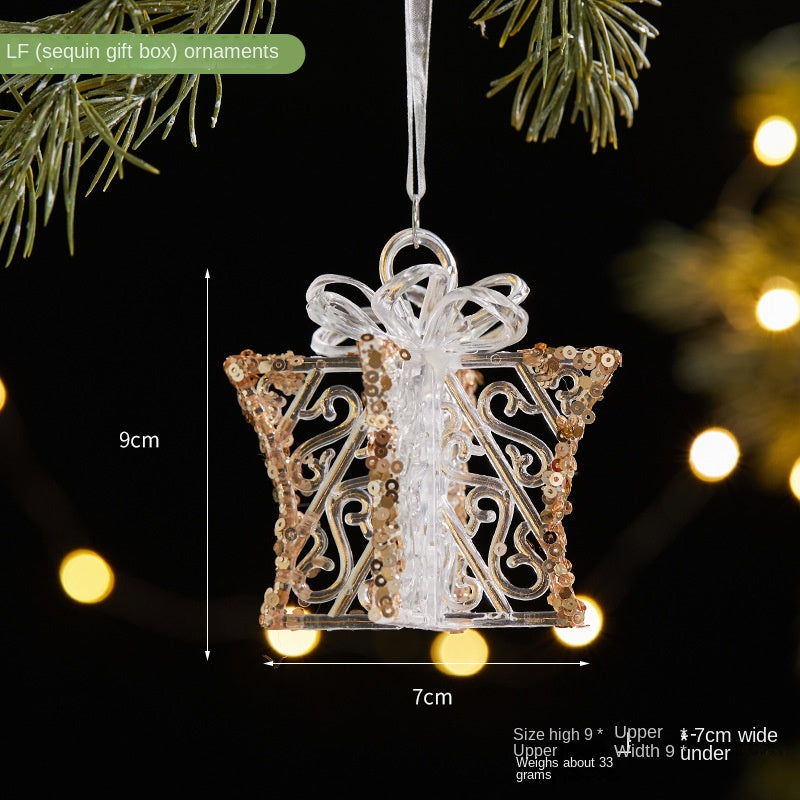 Christmas Tree Ornaments With Elegant Sparkle