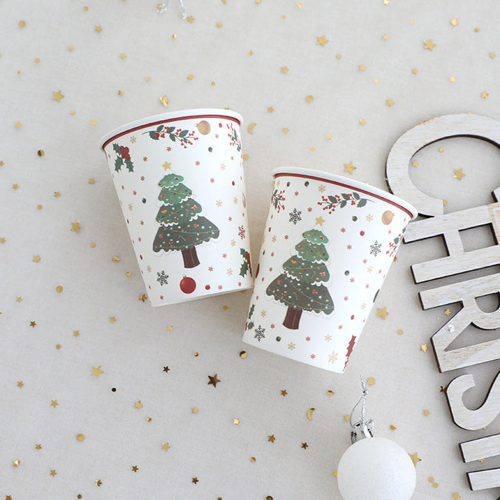 Christmas Party Tableware Set for Festive Holiday Tables