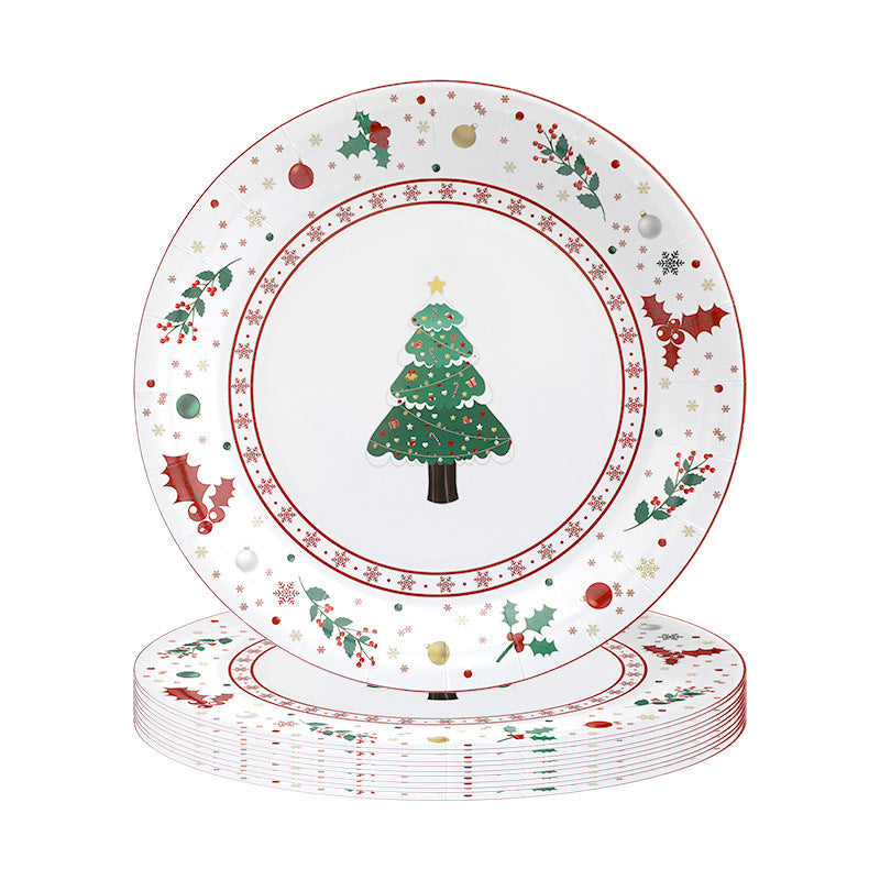 Christmas Party Tableware Set for Festive Holiday Tables
