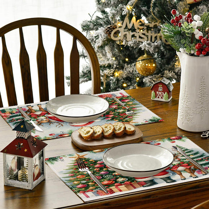 Christmas Placemats for Festive Holiday Table Settings