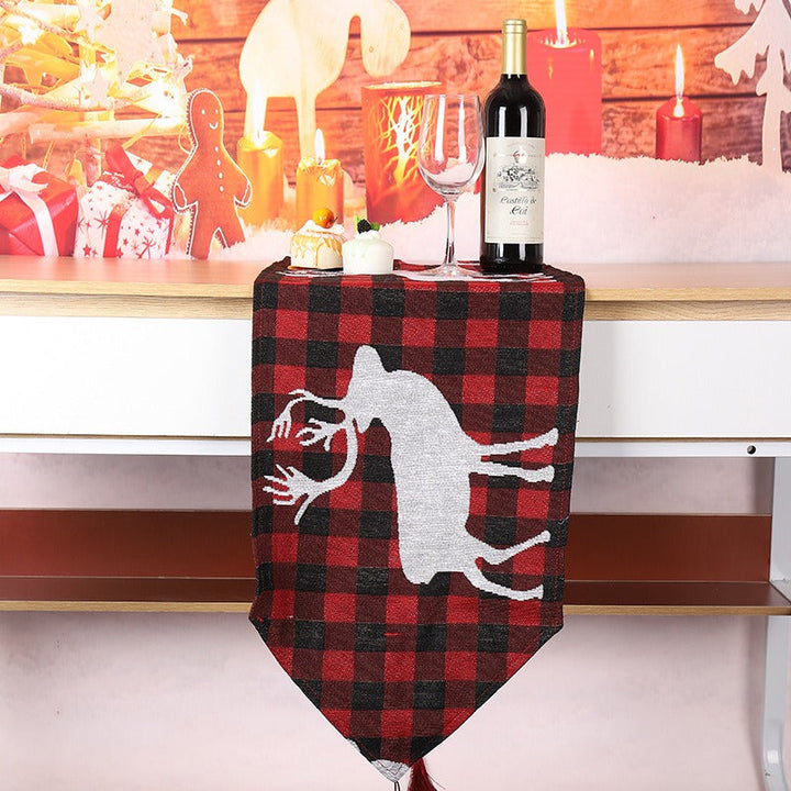 Christmas Table Runner Flag for Festive Holiday Tables