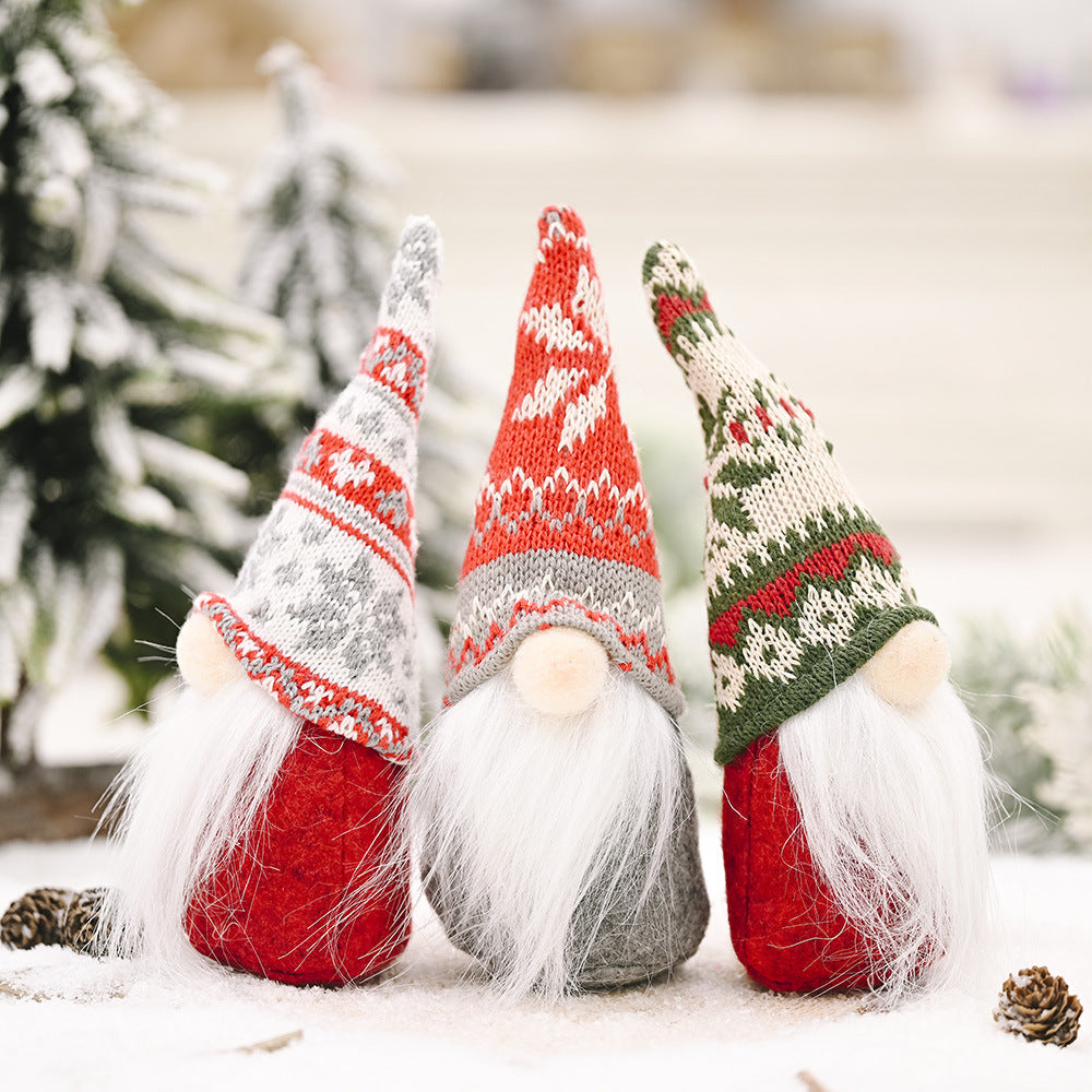 Christmas Gnome Set for a Warm, Festive Mantel Display