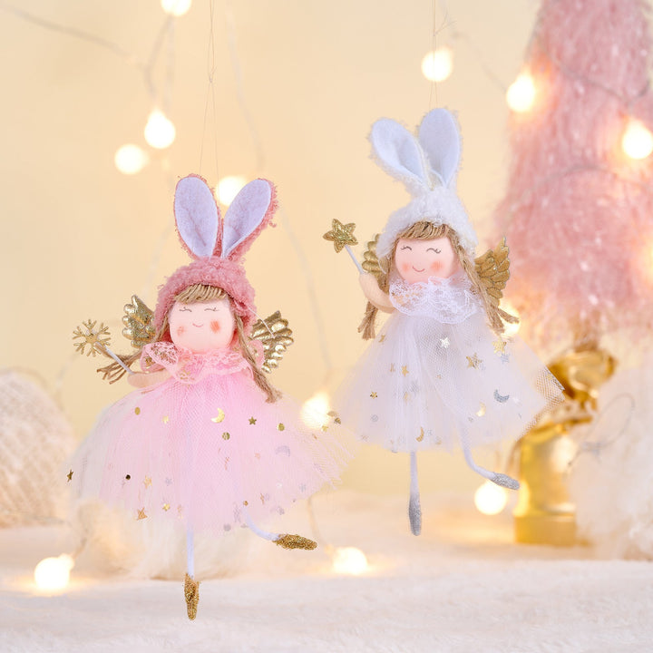 Rabbit Angel Ornaments for Whimsical Christmas Trees