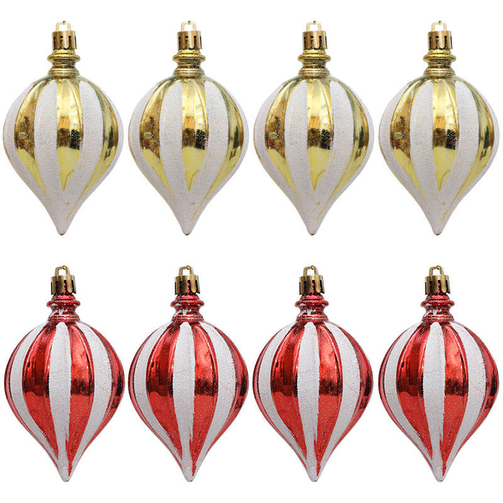 Christmas Tree Ornaments for a Festive Red-Gold Tree