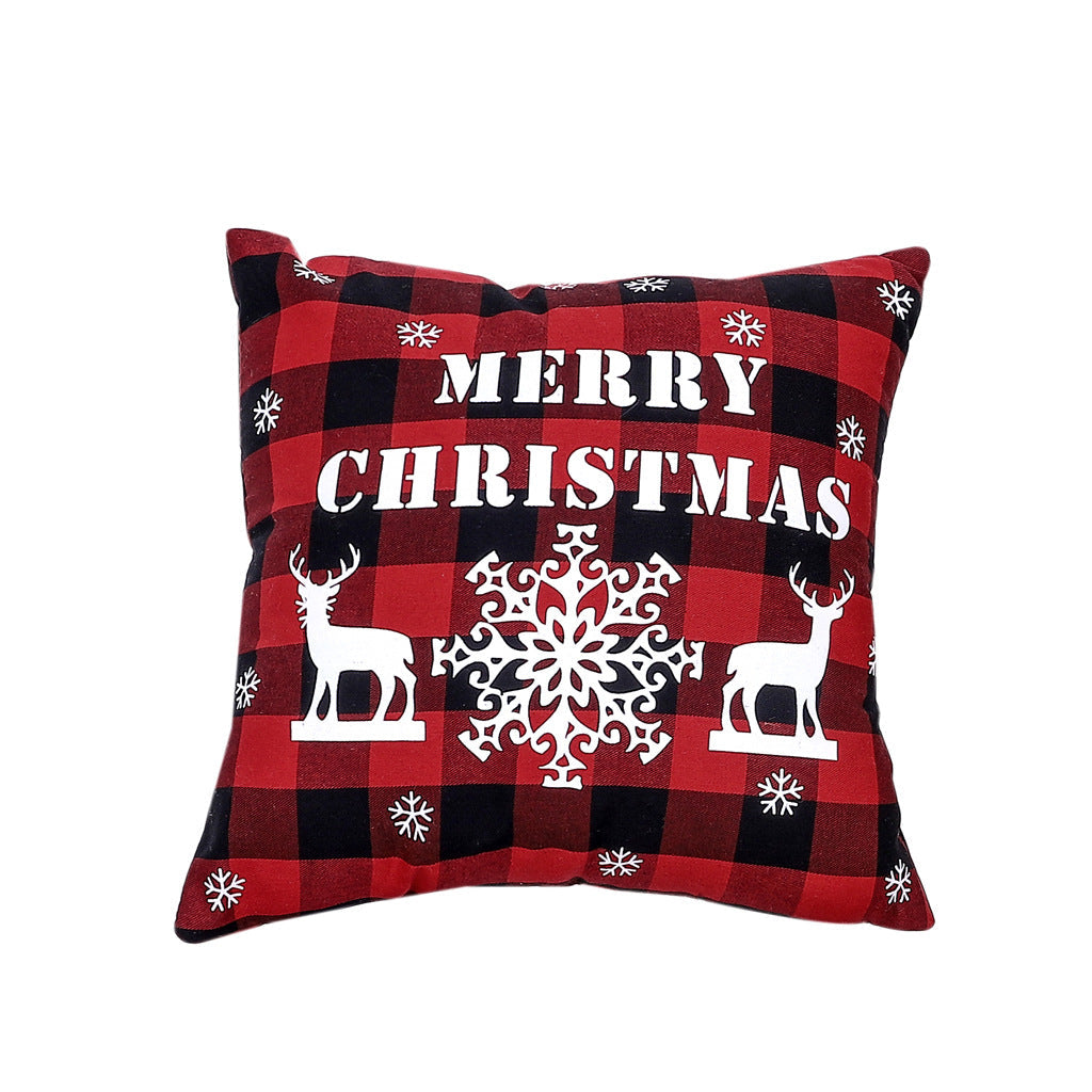 Christmas Pillow Cover Red Buffalo Check Holiday Decor