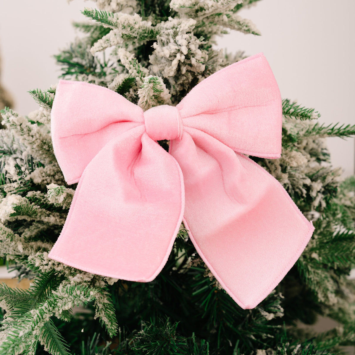 Christmas Velvet Bow Ornaments for Festive Trees