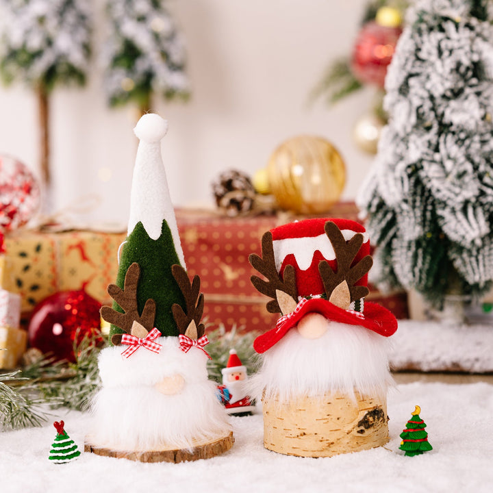 Light-Up Reindeer Gnome Ornaments for Cozy Christmas Decor