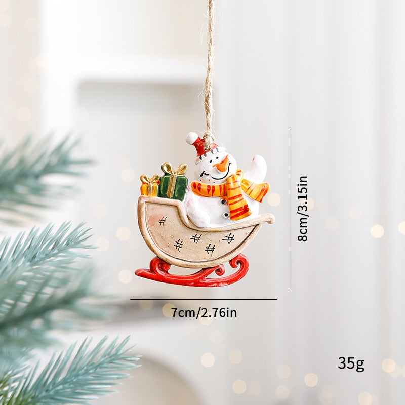 Christmas Hanging Ornaments for Rustic Holiday Charm