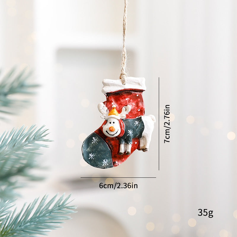 Christmas Hanging Ornaments for Rustic Holiday Charm