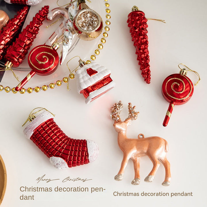 Christmas Hanging Ornaments Set for Festive Decor