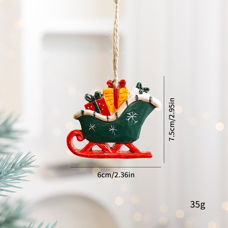 Christmas Hanging Ornaments for Rustic Holiday Charm