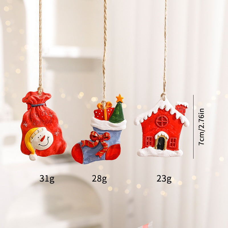 Christmas Hanging Ornaments for Rustic Holiday Charm