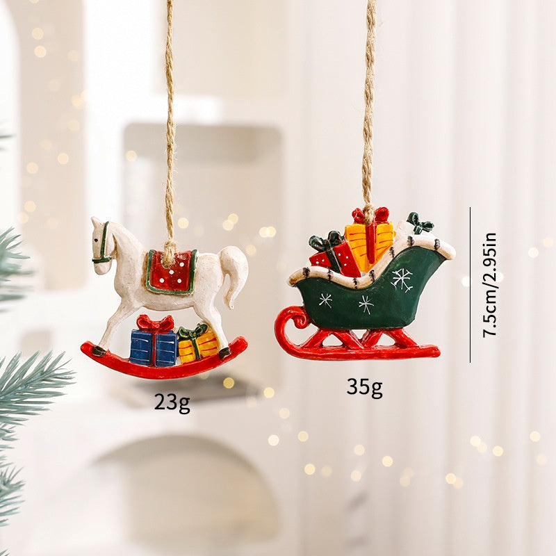 Christmas Hanging Ornaments for Rustic Holiday Charm