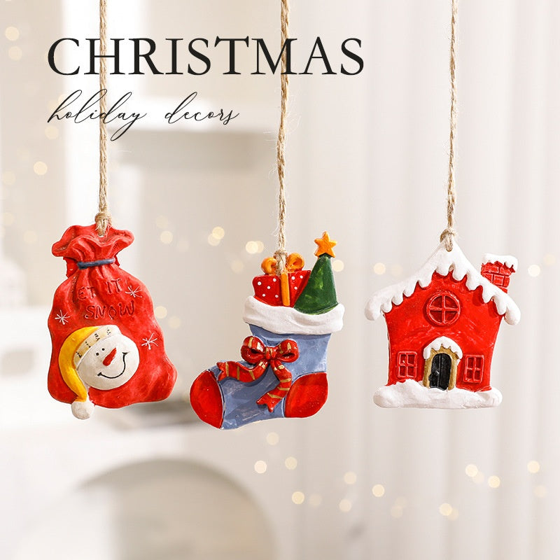 Christmas Hanging Ornaments for Rustic Holiday Charm