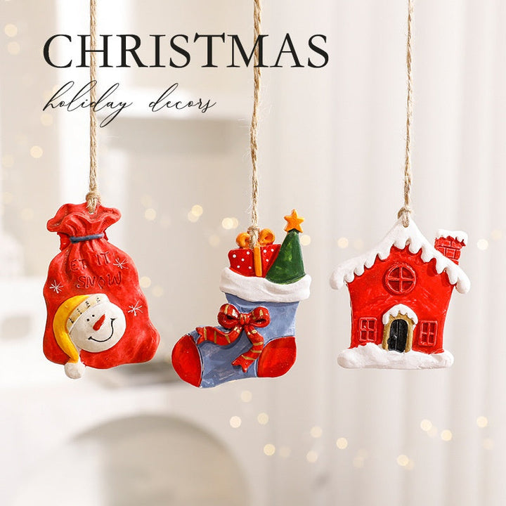 Christmas Hanging Ornaments for Rustic Holiday Charm