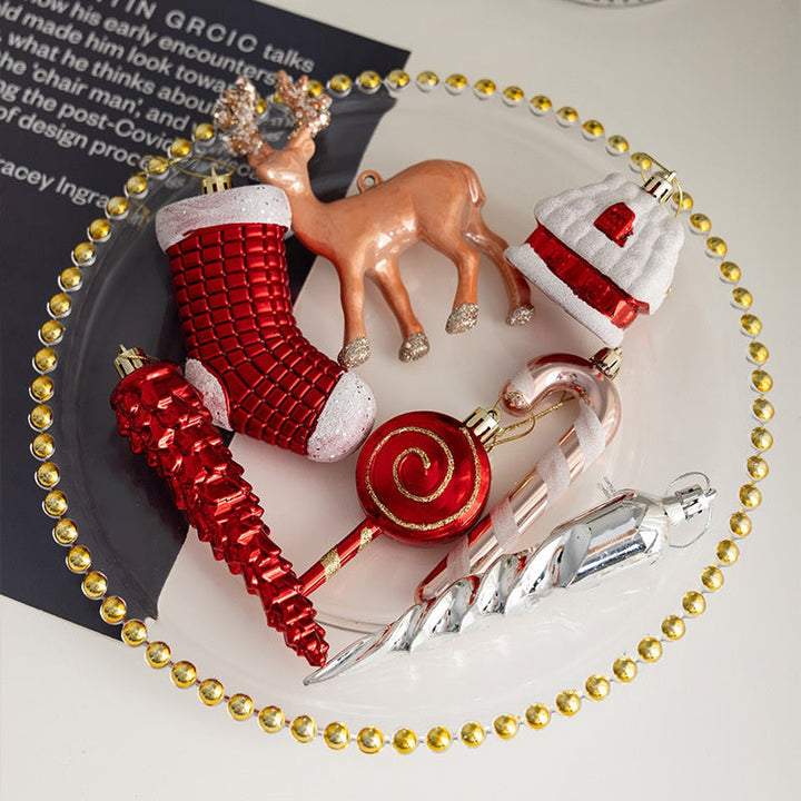 Christmas Hanging Ornaments Set for Festive Decor