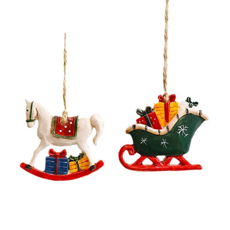 Christmas Hanging Ornaments for Rustic Holiday Charm