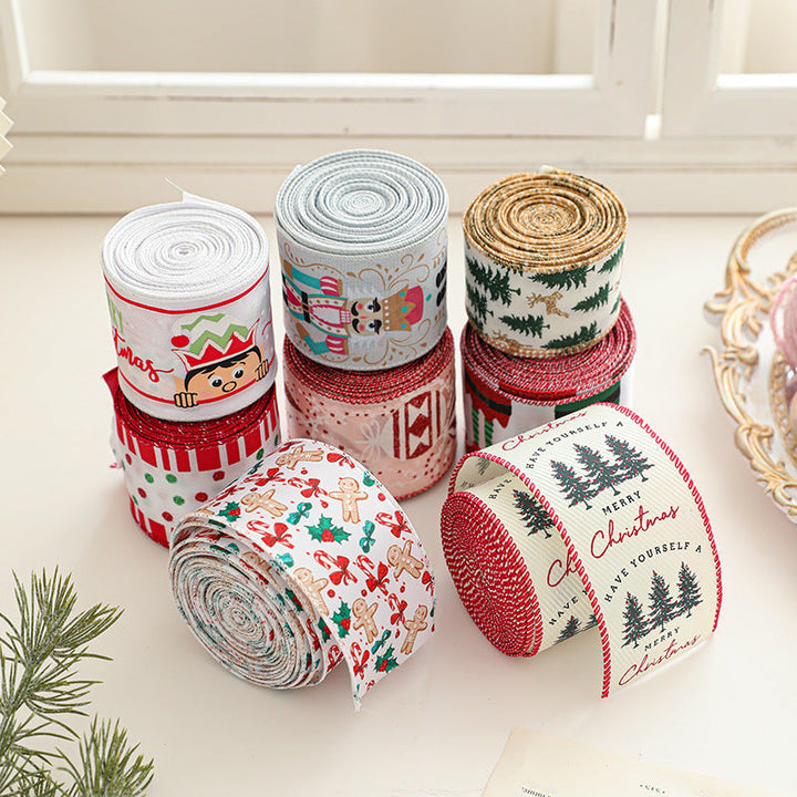 Christmas Decorative Ribbon for Wrapping Gifts & Bows