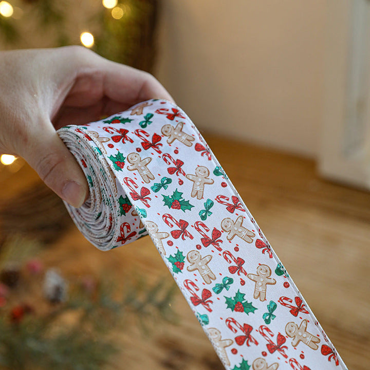 Christmas Decorative Ribbon for Wrapping Gifts & Bows