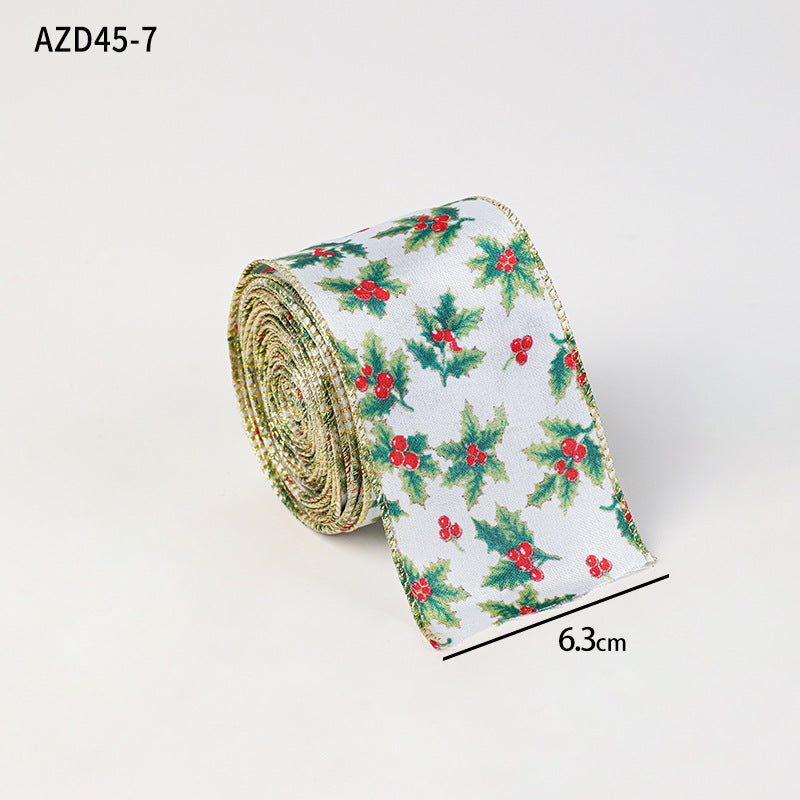 Christmas Decorative Ribbon for Wrapping Gifts & Bows