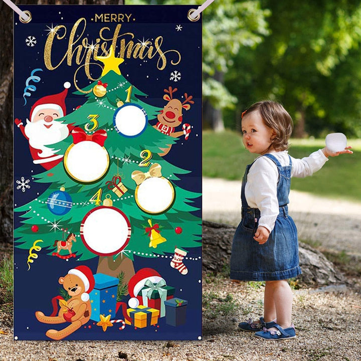 Christmas Bean Bag Toss Game for Festive Family Fun