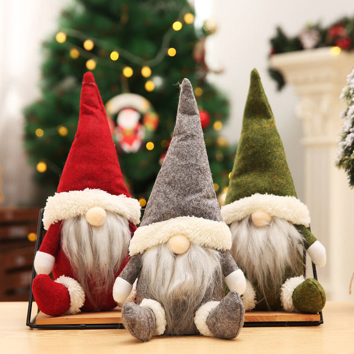 Christmas Gnome Figurine for Cozy Holiday Displays