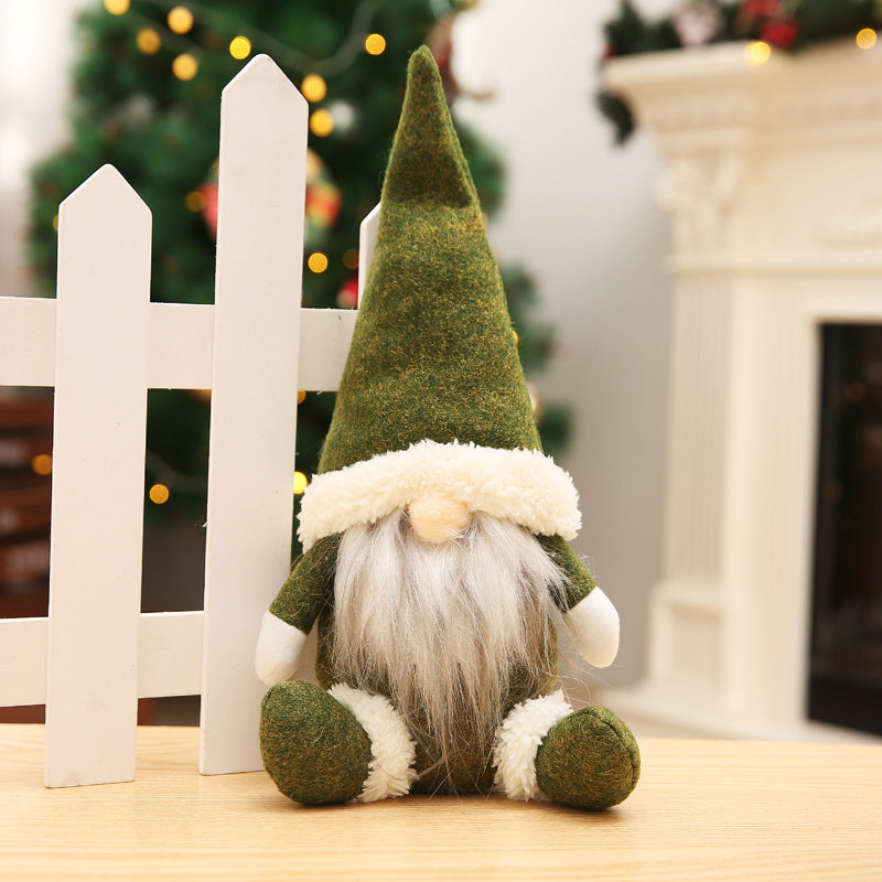 Christmas Gnome Figurine for Cozy Holiday Displays