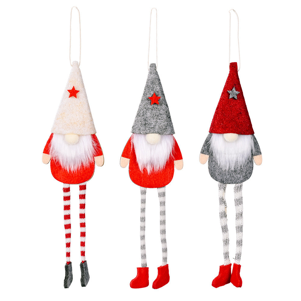 Christmas Gnome Hanging Doll for Whimsical Holiday Charm