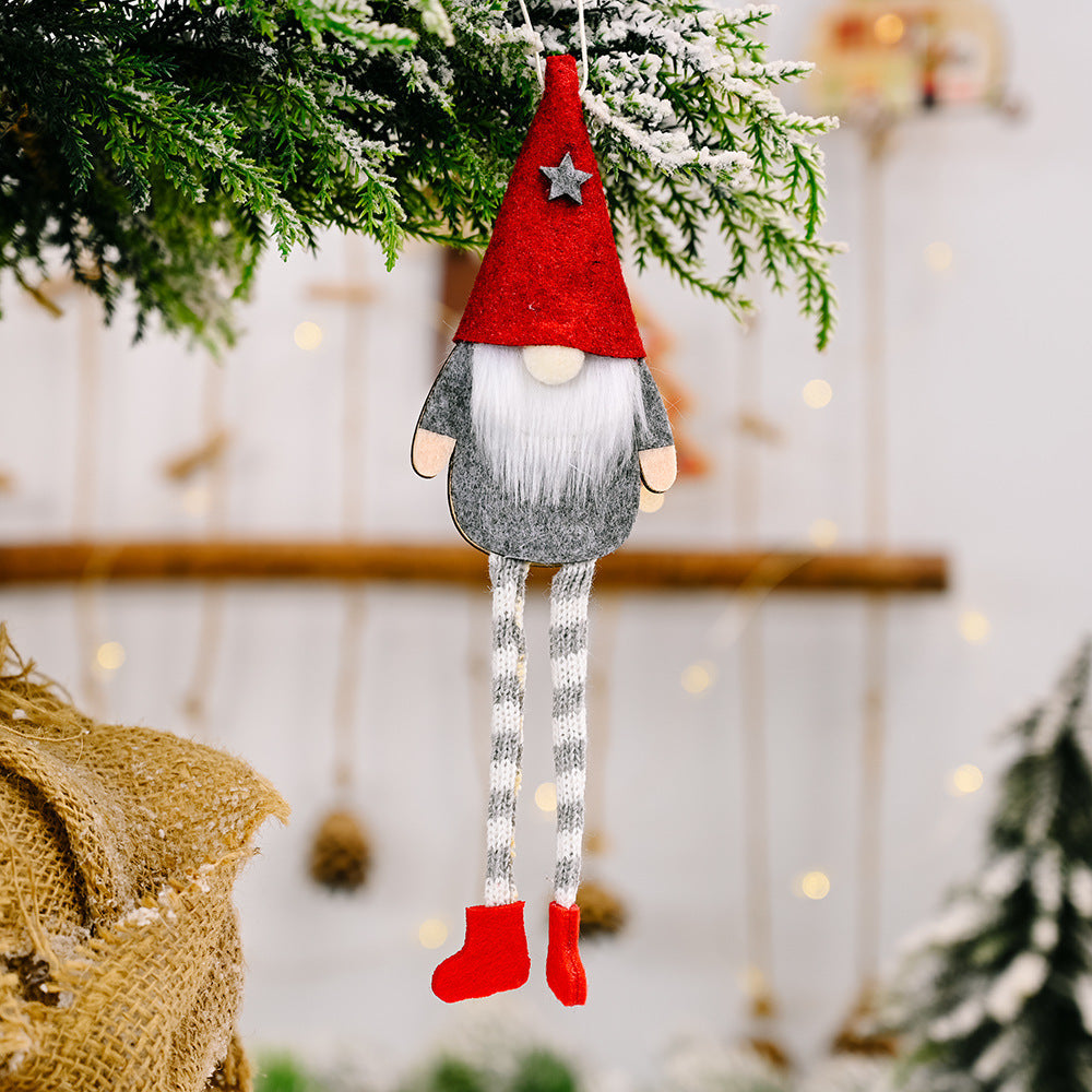 Christmas Gnome Hanging Doll for Whimsical Holiday Charm
