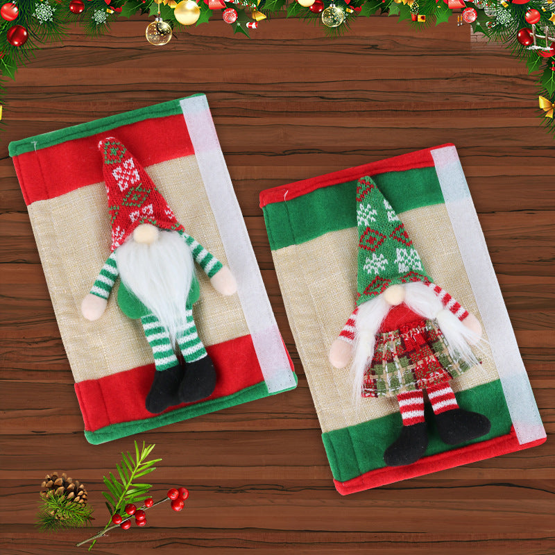 Christmas Refrigerator Handle Covers for Festive Kitchens