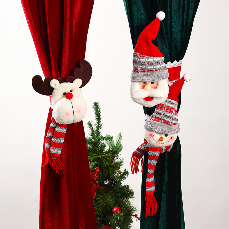 Christmas Curtain Tiebacks for Festive Window Décor