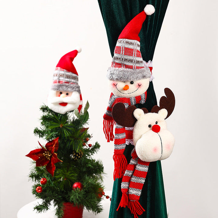 Christmas Curtain Tiebacks for Festive Window Décor