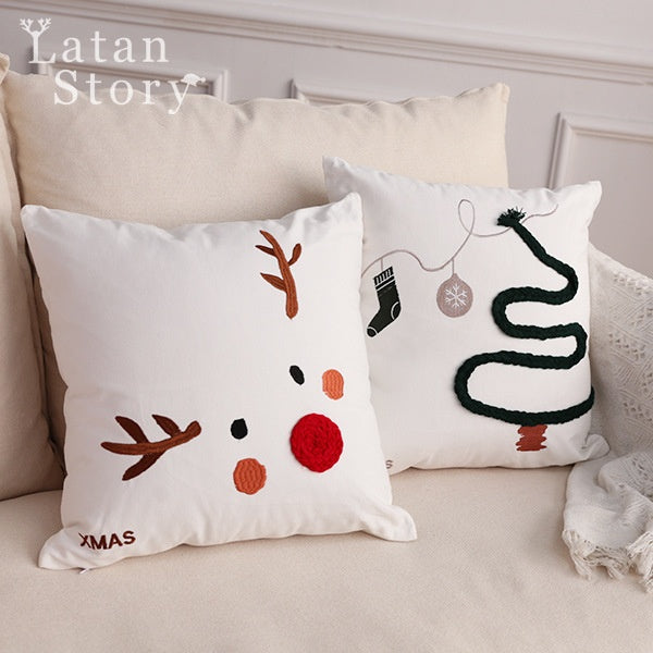 Christmas Decorative Pillow Set for Cozy Holiday Decor