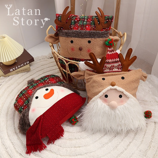 Christmas Decorative Pillow Set for Cozy Holiday Decor