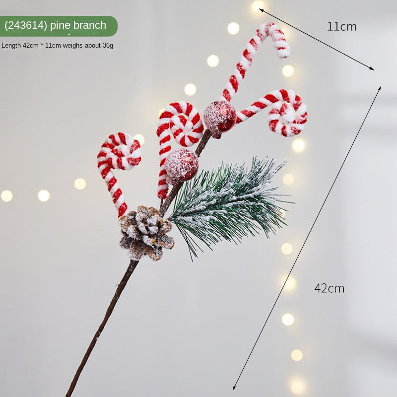 Christmas Pine Branch Decoration for Festive Displays